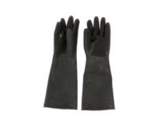 ถุงมืออุตสาหกรรม ถุงมือยางดำ หนา ยาว 50 ซม. ถุงมือยางอุตสาหกรรมทนกรดและด่างกันลื่น