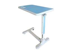 โต๊ะคล่อมเตียงพลาสติก ABS Overbed เกรด บี ขนาด 450*820 สูง 790-990 ซม ปรับได้