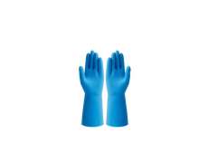 ถุงมือยางสีฟ้า ไซด์ M 1คู่  0
