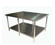 โต๊ะสแตนเลส 2 ชั้น  T5-2 ราคา 32000 บาท ขนาด 100*280*80 ซม.  0