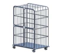 linen trolley รถเข็นผ้า สแตนเลส เกรด304CW-088-3(ไทย) โครงเชื่อมแข็งแรงไม่น็อคดาว 60*80*165 cm.  0