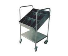 รถเข็นใส่ช้อนซ้อม สแตนเลส CW-048 Cutlery Trolley 