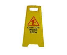 ป้ายเตือนพลาสติก CAUTION WORK ARER SIGN Floor Sign Work Area 0