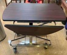 โต๊ะรูมเซอร์วิส รุ่น พรีเมี่ยม พับเกก็บซ้อนคันได้ คันใหญ่ เกรด เอ ขนาดกางใช้งาน 900*1080*800 mm.