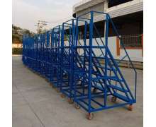 บันไดมีล้อ บันไดติดล้อ,บันไดเติมสินค้า, ขนาด 8 ขั้น เลือกสีได้ค่ะ
