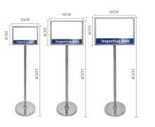 โปสเตอร์สแตนด์ มีสแตนเลส และ สีทอง, A4, A3, A2,