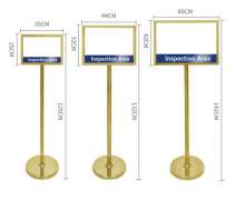 โปสเตอร์สแตนด์ มีสแตนเลส และ สีทอง, A4, A3, A2,