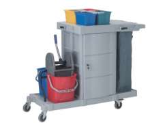 รถเข็นแม่บ้านพลาสติก Maid trolley รุ่น F4-2-5 0