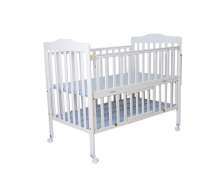 เตียงเด็ก baby cot แบบเลื่อนที่กั้นลงได้ พับไม่ได้ 0
