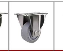 ล้อยางเทาขาสแตนเลส เกรด 304