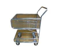 รถเข็นของตะแกรง 2 ชั้น Utility Cart 0