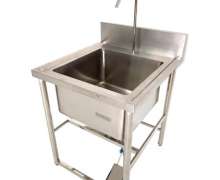 ซิงค์สแตนเลสเท้าเหยียบ