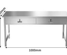 โต๊ะสแตนเลสมีลิ้นชัก