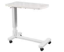 โต๊ะคล่อมเตียงพลาสติก ABS Overbed เกรด เอ ขนาด 45*82 สูง 83-106 ซม. 0