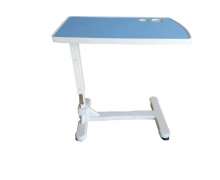 โต๊ะคล่อมเตียงพลาสติก ABS Overbed เกรด บี ขนาด 450*820 สูง 790-990 ซม ปรับได้