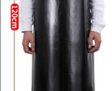 ผ้ากันเปื้อน PVC สีดำ ขนาด 65*110 ซม ทนความร้อน โดนความเย็นไม่เสียรูป