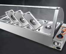 ตู้อุ่นอาหาร FOOD WARMER แบบตั้งโต๊ะ มี 3 ขนาด หน้ากว้าง 1165 mm. 1530 mm. 1710 mm.  