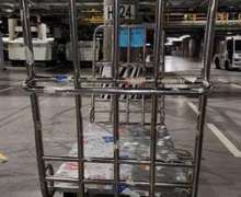 รถเข็นกระเป๋าสัมภาระสนามบิน 1000 กก CW-003-8