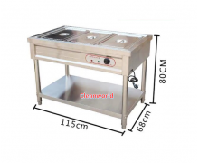 ตู้อุ่นอาหาร FOOD WARMER ขนาด 1150*680*H800mm.