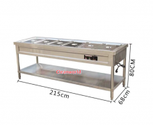 ตู้อุ่นอาหาร FOOD WARMER ขนาด 2150*680*H800mm. 0