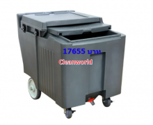 รถเข็นน้ำแข็ง พลาสติก บรรจุ 110 ลิตร  รุ่น CW-001-110 สีเทา 0