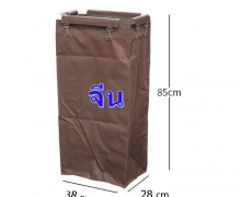 ถุงผ้ารถเข็นแม่บ้าน (จีน) แบบยาวขนาด  กว้าง 28 ยาว 38 ลึก 85 ซม.(จีน) 0