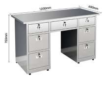 โต๊ะทำงานสแตนเลส 304