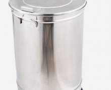 ถังขยะสแตนเลสเท้าเหยียบ 304 ขนาด 90 ลิตร 