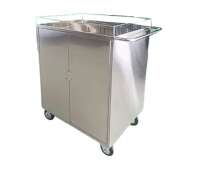 รถเข็นถาดอาหารสแตนเลส CW-042 รวมทุกขนาด