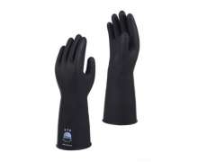 ถุงมือยาง สีดำขนาด12นิ้ว ถุงมือทำความสะอาดสีดำ 0