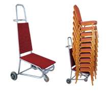 รถเข็นเก้าอี้จัดเลี้ยง รุ่น CW-016-1-5 ขนาด 32*51 สูง 115 ซม.สแตนเลส 0