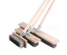 แปรงลวดสแตนเลส304 กว้าง 45-50 ซม ด้ามยาว 120 ซม.