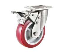 ล้อ Pu แป้นขาสแตนเลส 304 ขนาด4นิ้ว ขนาด 5นิ้ว ขนาด 6 นิ้ว ขนาด 8 นิ้ว