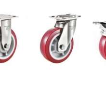 ล้อ Pu แป้นขาสแตนเลส 304 ขนาด4นิ้ว ขนาด 5นิ้ว ขนาด 6 นิ้ว ขนาด 8 นิ้ว