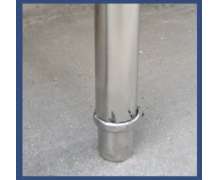 ซิงค์สแตนเลส อ่างล้างจานสแตนเลส2หลุม Sink stainless เกรด304หนา1.2มิล ขนาด 100X50X80mm.