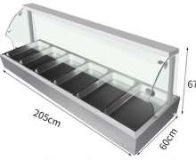 ตู้อุ่นอาหาร6ถาดใหญ่ FOOD WARMER  รุ่น B6-6