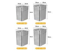 ถังขยะด้านใน เป็นสังกะสี