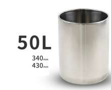 ถังสแตนเลสทรงกลม50 ลิตร  ขนาด 340*430 mm.5300 บาท 0