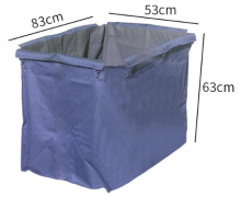 ถุงผ้ารถเข็นผ้าสั่งเย็นขนาดพิเศษได้ , ขนาด กว้าง 58 ยาว 83 ลึก 63 ซม.,(ไทย)ผ้าใบเคลือบ2ด้านใช้งานได้5-7 ปี
