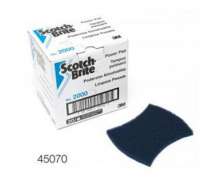 แผ่นขัดสีน้ำเงินรูปทรงโค้งเว้า ให้พลังขัดสูง 20 ชิ้น Scotch-Brite No. 2000 Power Pad