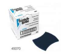 แผ่นขัดสีน้ำเงินรูปทรงโค้งเว้า ให้พลังขัดสูง 20 ชิ้น Scotch-Brite No. 2000 Power Pad