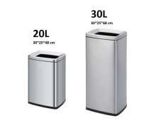 ถังขยะสแตนเลสทรงสี่หเลี่ยม 20 ลิตร 30 ลิตร 0