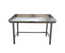 โต๊ะสแตนเลส1ชั้นมีขอบ สั่งทำได้ 0