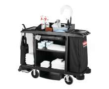 รถเข็นแม่บ้านรับเบอร์เมด Rubbermaid รุ่น FG618900