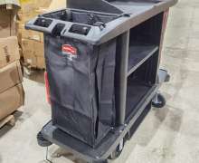 รถเข็นแม่บ้านรับเบอร์เมด Rubbermaid รุ่น FG618900