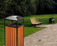 ถังขยะนอกอาคาร