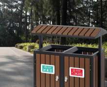 ถังขยะนอกอาคาร