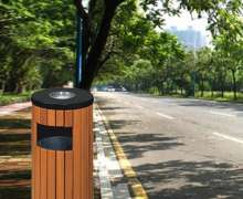 ถังขยะนอกอาคาร