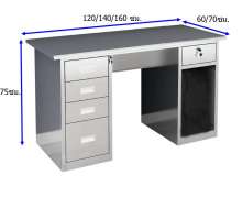 โต๊ะทำงานสแตนเลส,โต๊ะวางคอมพิวเตอร์สแตนเลส,โต๊ะสแตนเลสมีลิ้นชัก, 0