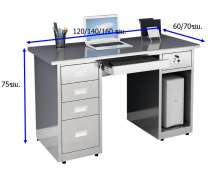 โต๊ะทำงานสแตนเลส,โต๊ะวางคอมพิวเตอร์สแตนเลส,โต๊ะสแตนเลสมีลิ้นชัก, 0